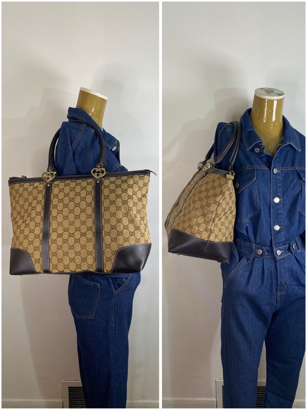 ✨️GUCCI GG Canvas Lovely Heart Tote Bag